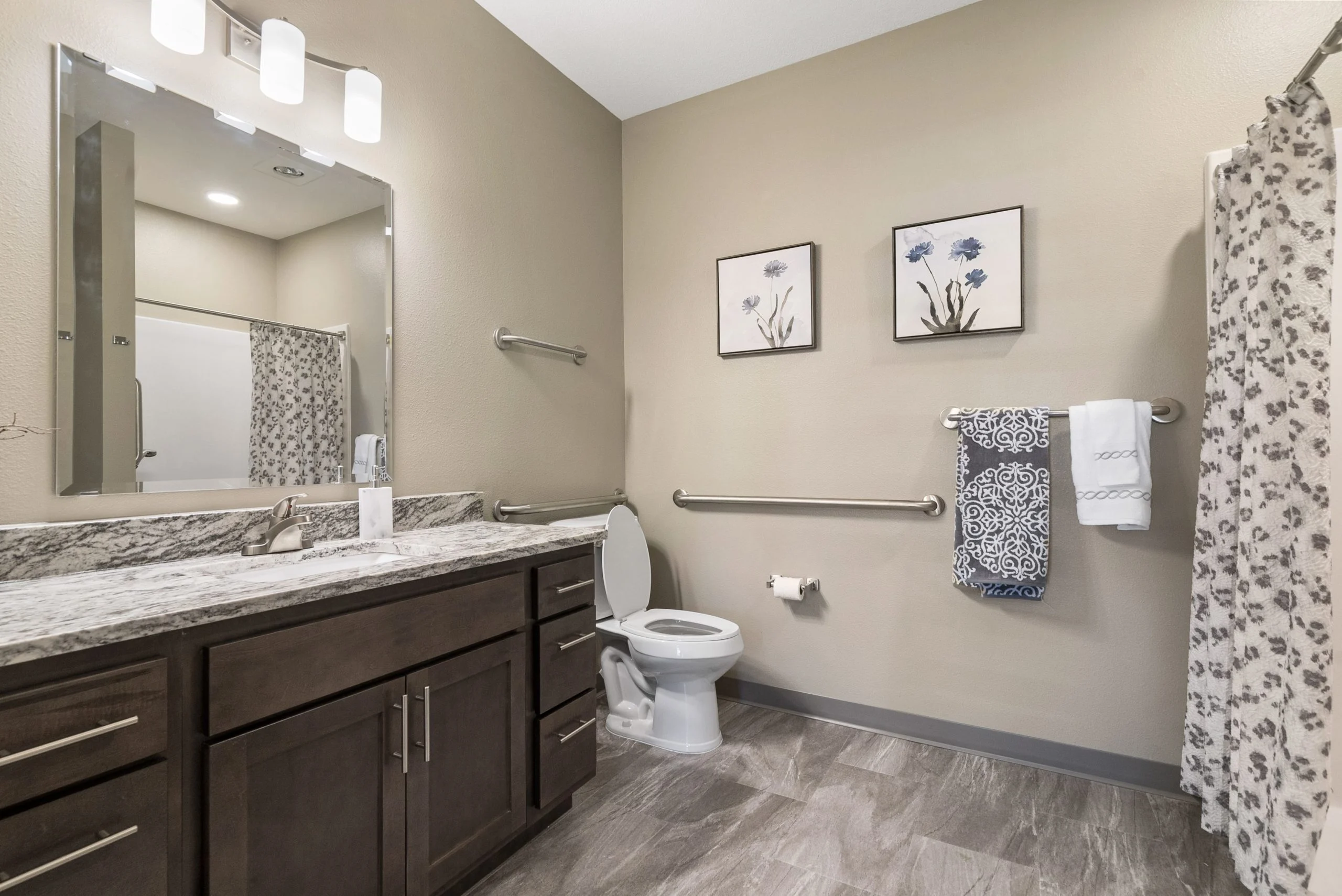 bathroom in assisted living facility<br />
