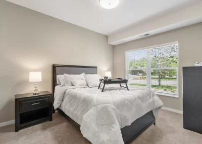 bedroom in an assisted living facility in st cloud mn